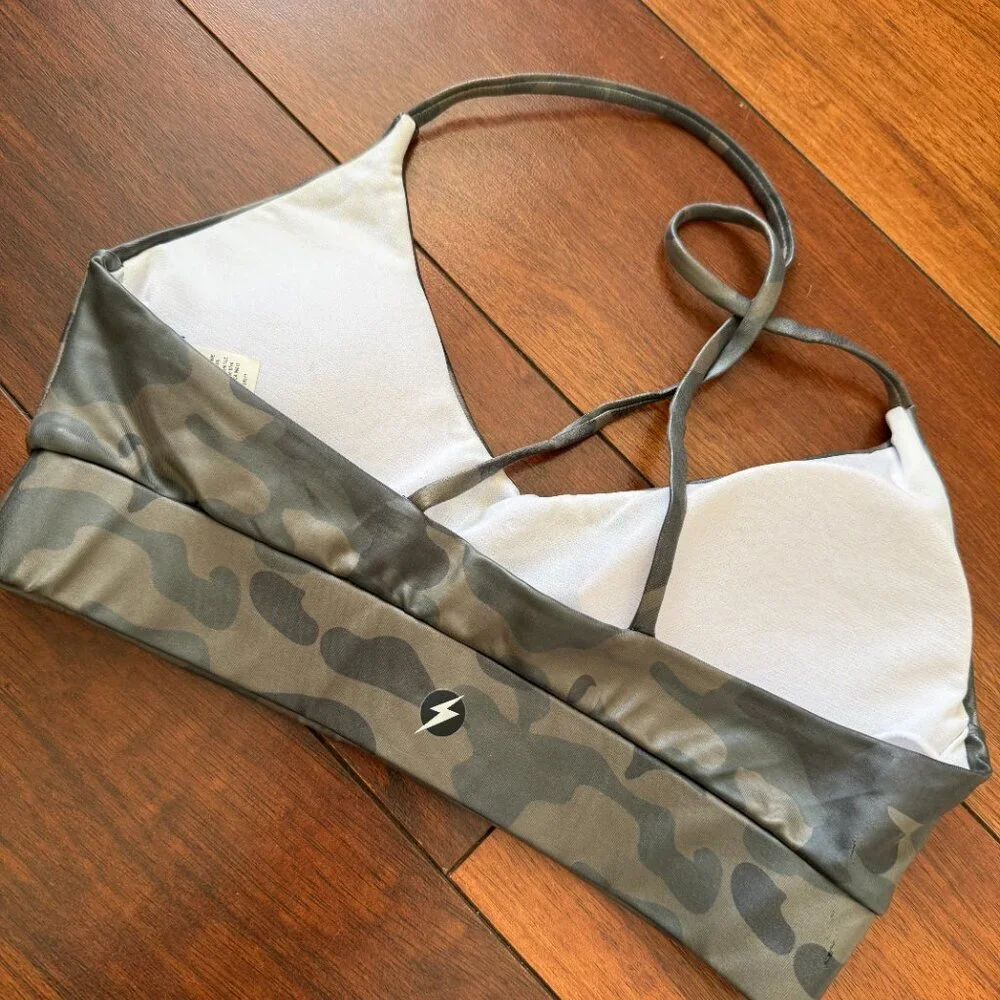 Electric Yoga Camo Sports Bra Size Small - Picture 4 of 7